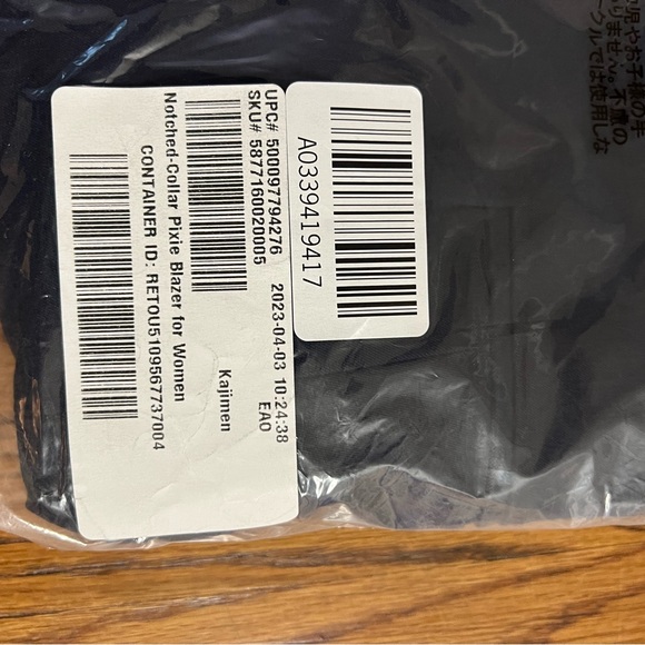 Notched Collar Pixie Blazer for Women (Old Navy), Navy, XXL, NWT- never opened - Picture 4 of 7